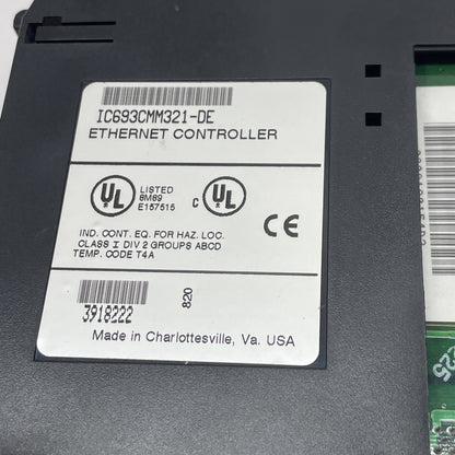 GE Fanuc IC693CMM321-DE Ethernet Controller Series 90-30