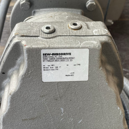 SEW-EURODRIVE RX67 AM56 DRN80MK4/EK8C AC Gearmotor w/  Incremental HTL Encoder