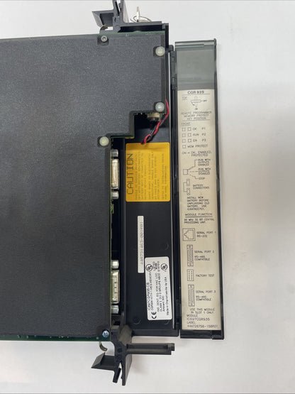FANUC IC697CGR935-CB CENTRAL PROCESSOR UNIT (W/ KEYS) CGR935 WITH 1 MEG MEMORY