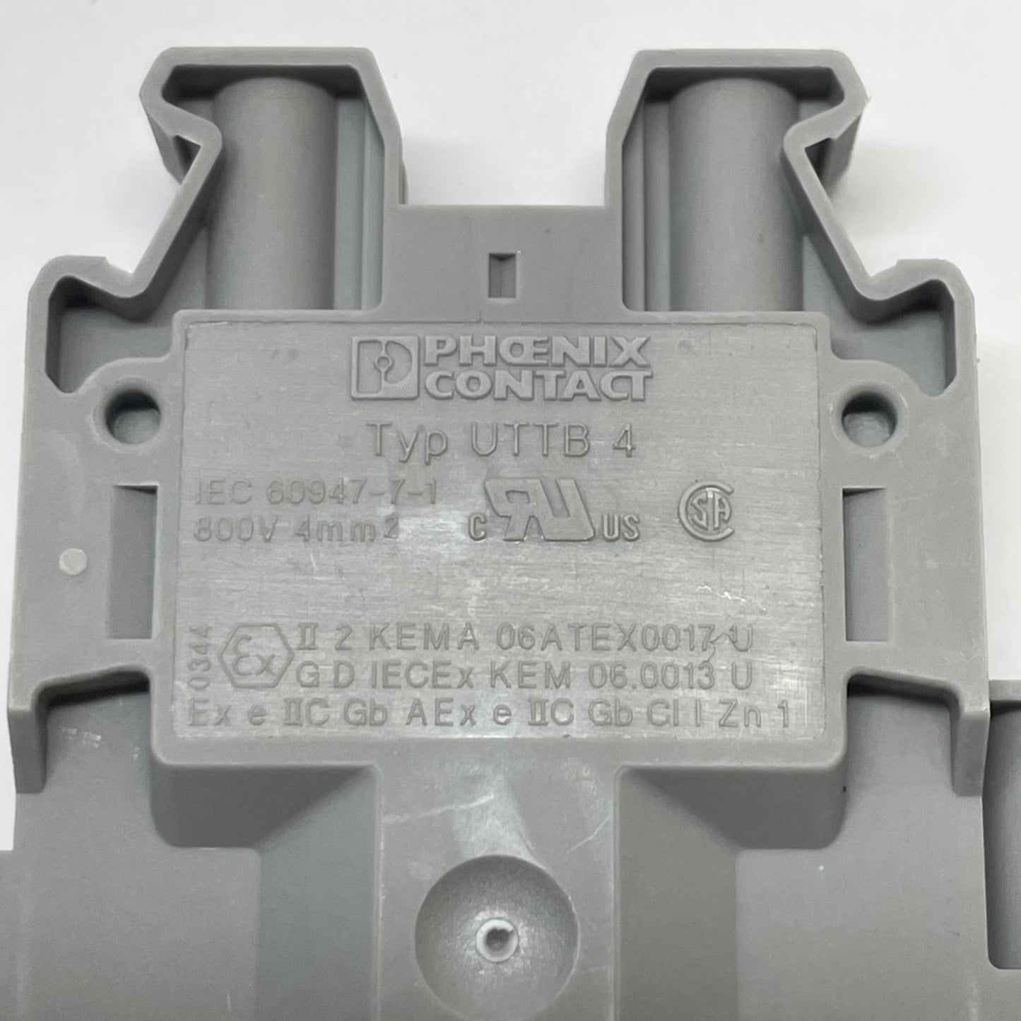 (LOT OF 6) NEW PHOENIX CONTACT UTTB 4 Double-Level Terminal Block 30A 800V 4 mm²