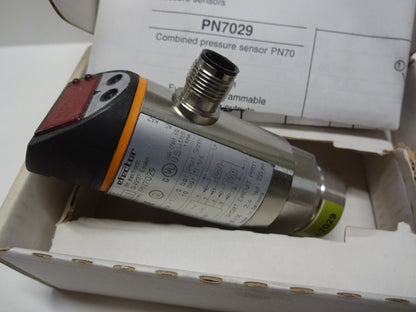 IFM EFECTOR 500 PN7029 / PRESSURE SENSOR SWITCH / PN-0-1-RBR14-QFPKG/US/V / NEW
