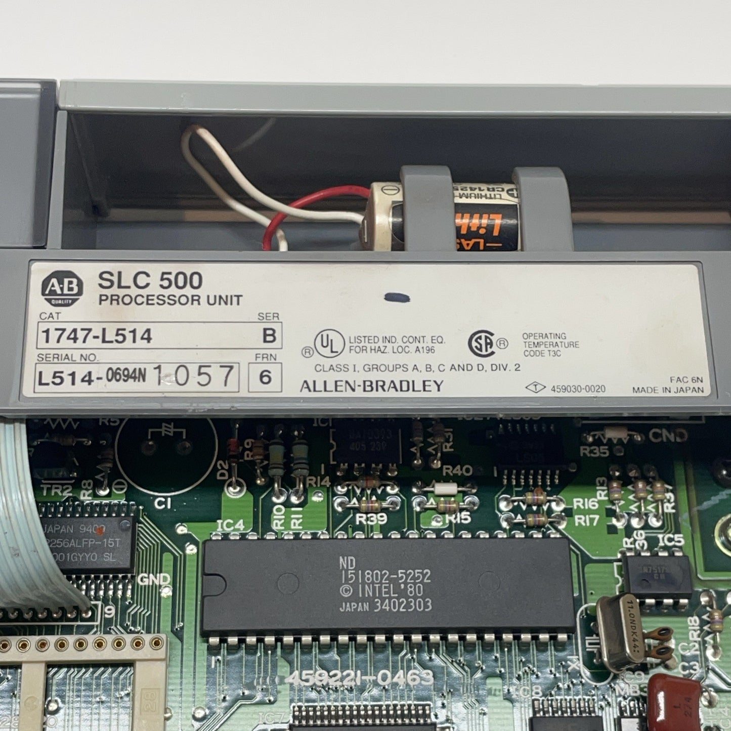 Allen Bradley 1747-L514 Ser B SLC 500 CPU Processor Module PLC U7-4 SLC5/01