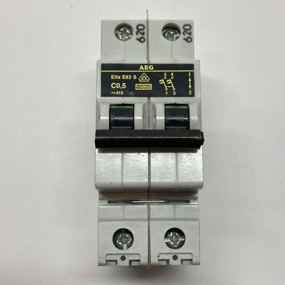 AEG ELFA E82S C0,5 0.5 Amp C-Curve MCB Circuit Breaker