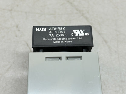 NAIS AQM4325 / QM4HG-U1C-240V DIGITAL TIMER WITH AT78041 SOCKET RELAY / NEW