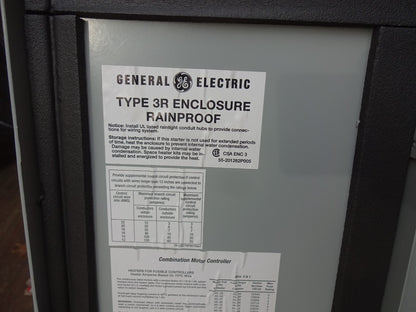 GE 300-LINE CONTROL FULLY ENCLOSED NEMA SIZE 1 STARTER / 10 HP 480V / 3R ENCL