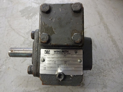 WINSMITH 913MDN / 913MDNS3V000DN / RPM 1750 / HP 41 RATIO 20:1 OUTPUT 221 AGMA8