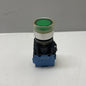 AB Illuminated Push Button 22mm - Green - 800E Series 250V Max 800ES-LF33DL0X10