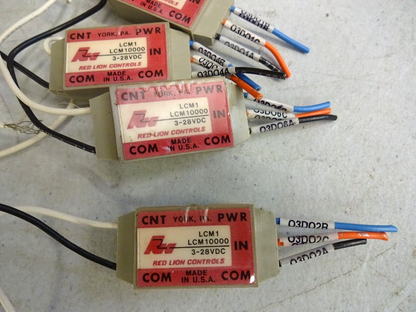RED LION LCM1 / LCM10000 CONTROLS CONVERTER MODULE / 3-28VDC / LOT OF 6