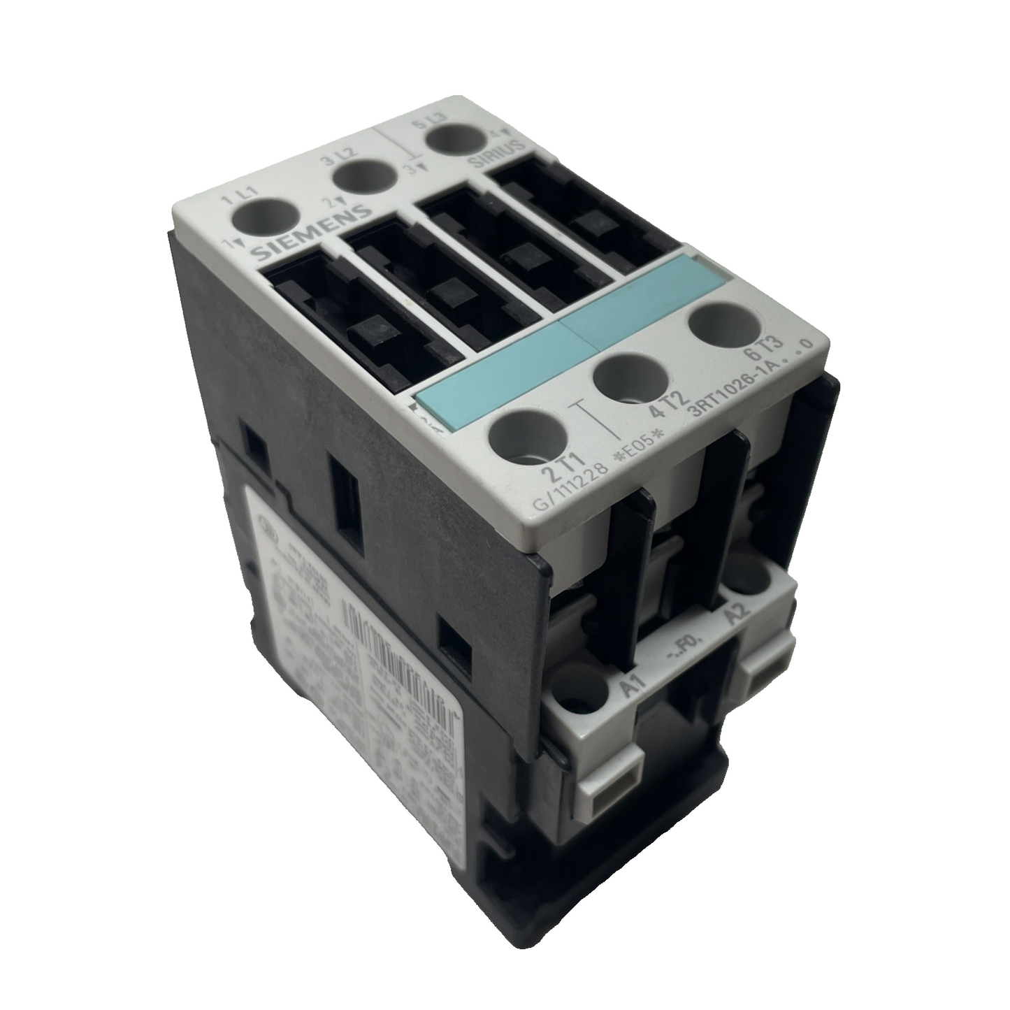 Siemens SIRIUS 3RT1026-1A 3-phase 3-pole Contactor 40A 690V 3ZX1012-0RT02-1AA1