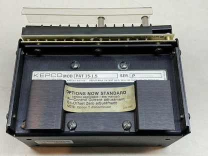 KEPCO PAT 15-1.5 P / PAT15-1.5P / POWER SUPPLY 115/230VAC 0-15VOLTS 0-1.5AMP