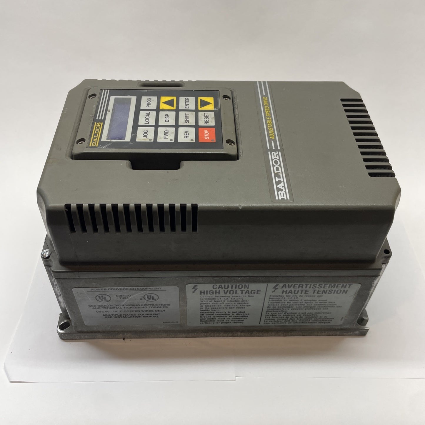 Baldor ID15H405-E 460V 3-Phase Adjustable Speed Drive VFD 5HP 8.2A
