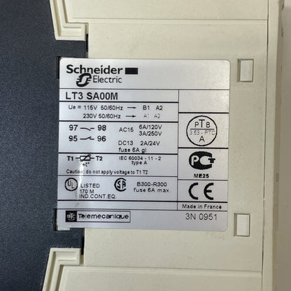 Schneider / Telemecanique -  LT3SA00M Protection Relay  LT3 SA00M