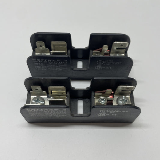 Lot of 2 Ferraz Shawmut 30313R Fuse Holders, 1P, 600V, 30A