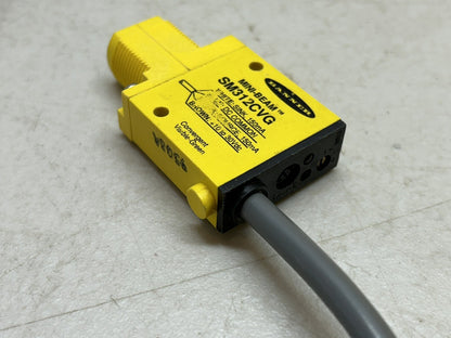 BANNER SM312CVG / 50966 MINI-BEAM SENSOR / USED AS SAMPLE ONLY