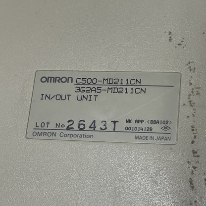 OMRON C500-MD211CN / 3G2A5-MD211CN I/O Module 16-Point DC Input