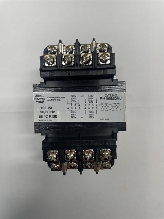 HPS Hammond Power Control Transformer Cat No. PH100MQMJ