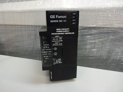 GE Fanuc IC693PWR330D High Capacity Power Supply Module 120/240 VAC 30W