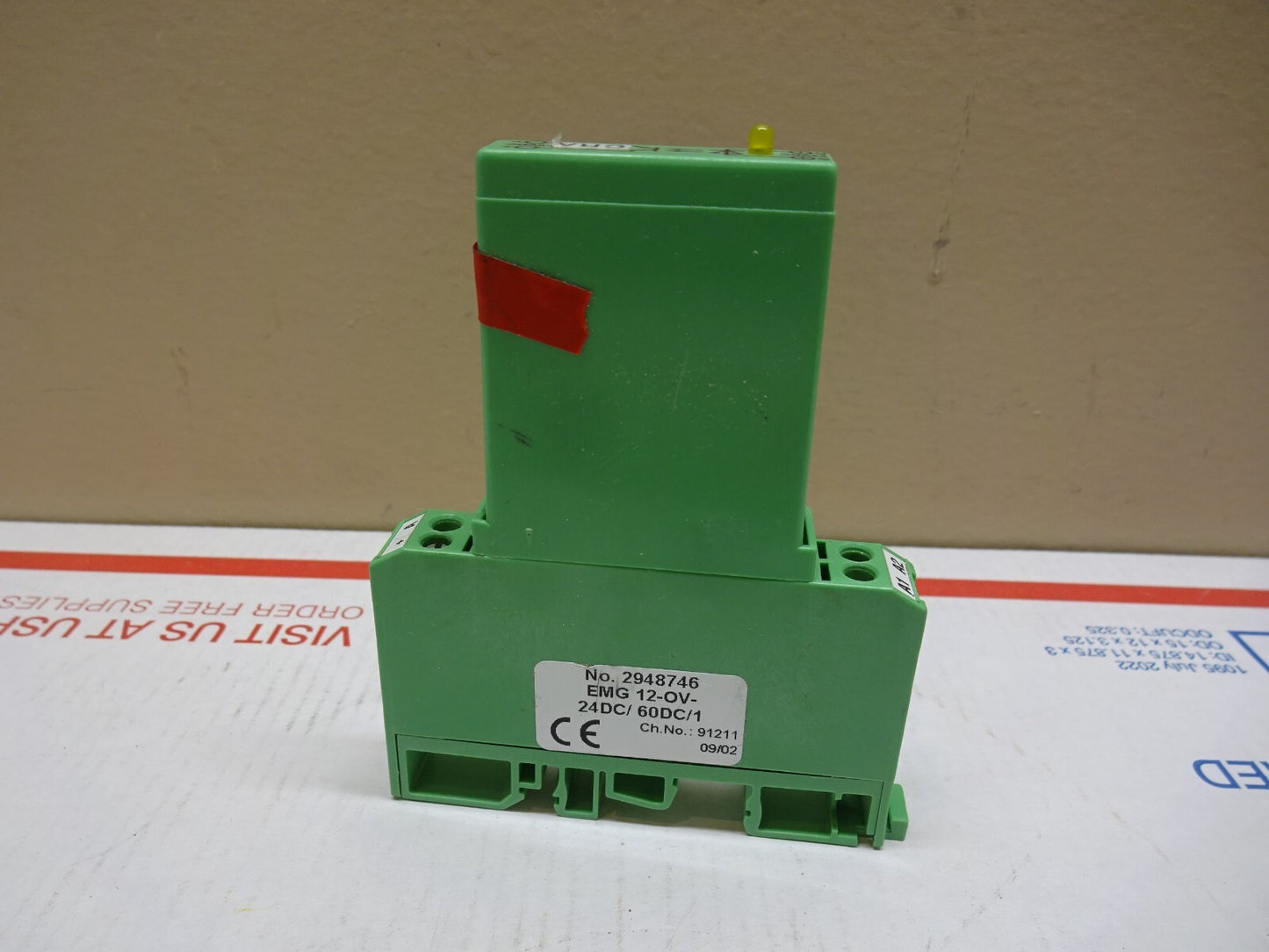PHOENIX CONTACT 2948746 / EMG 12-OV-24DC/ 60DC/1 OPTOCOUPLER / ONE UNIT