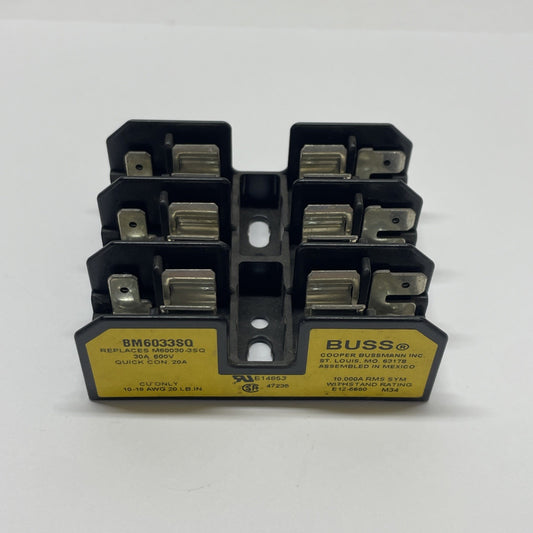 Buss BM6033SQ Fuseholder M60030-3SQ E12-5680 30A 600V