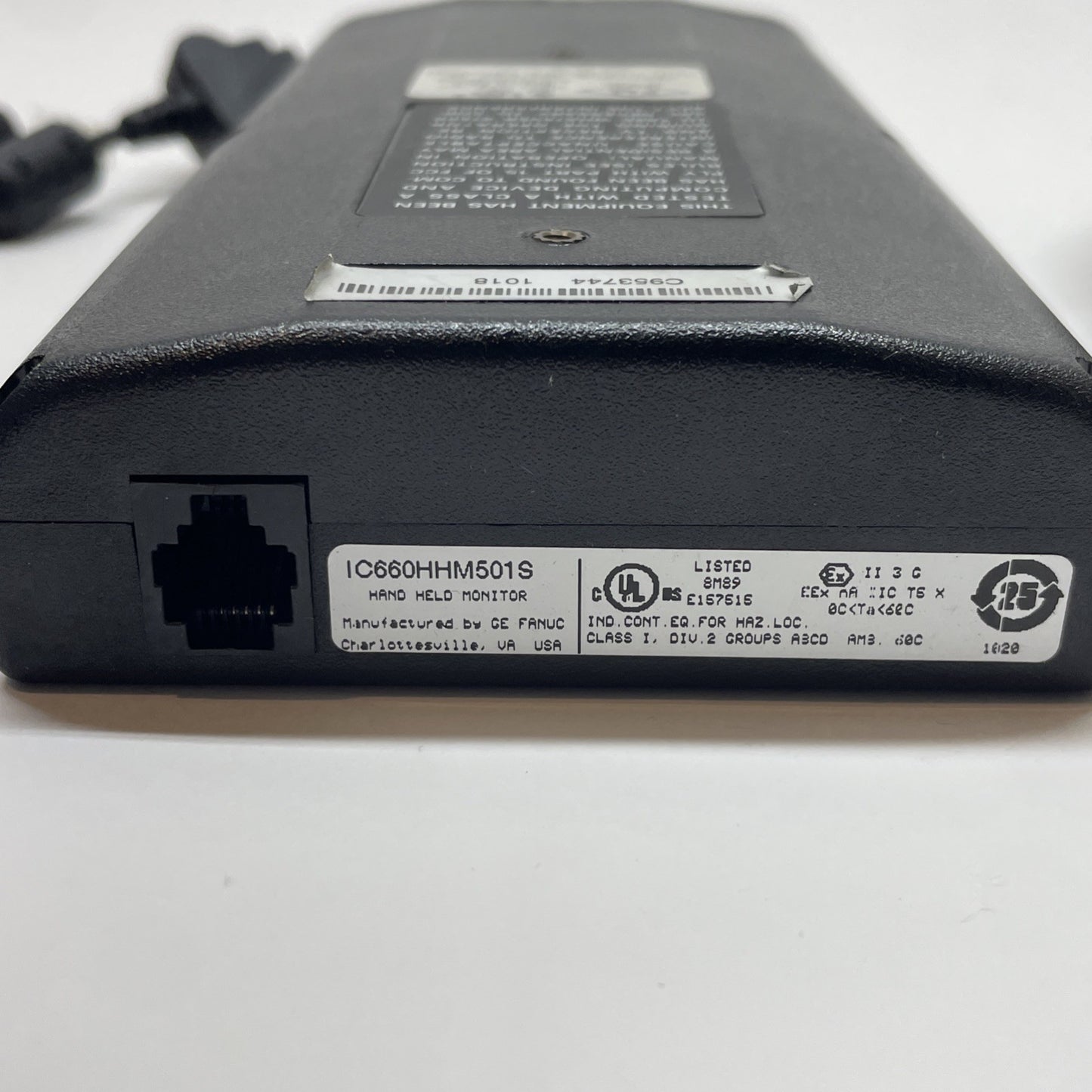 GE Fanuc Genius IC660HHM501S Hand Held Monitor I/O Interface