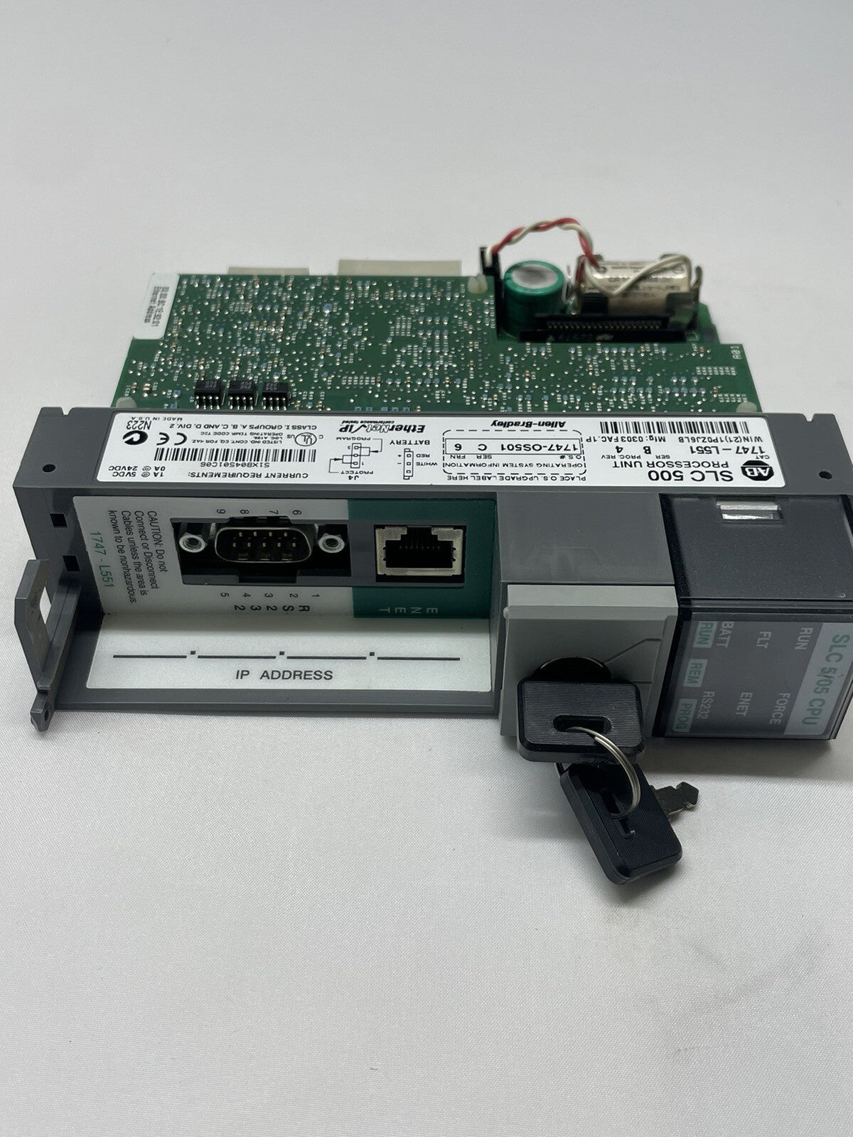 Used Allen-Bradley 1747-L551 SLC 500 CPU Processor Unit(Great Condition)