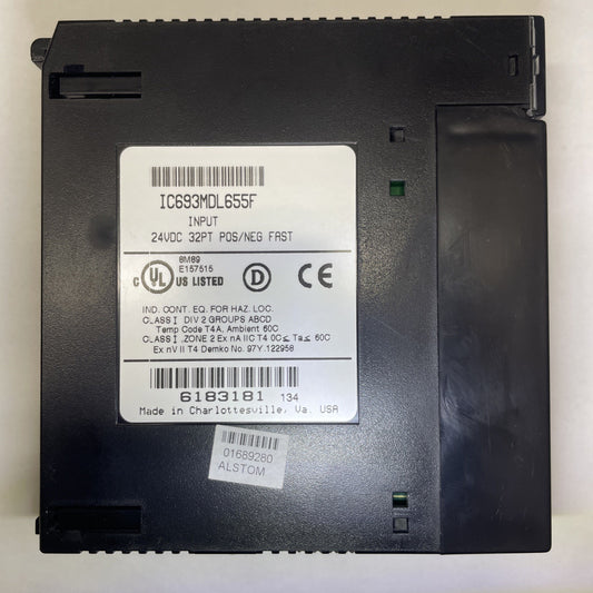 GE Fanuc IC693MDL655F Input 24vdc 32pt Pos/Neg Fast