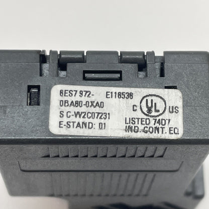 Siemens 6ES7 972-0BA60-0XA0 PROFIBUS DP Bus Connector 35° Outlet
