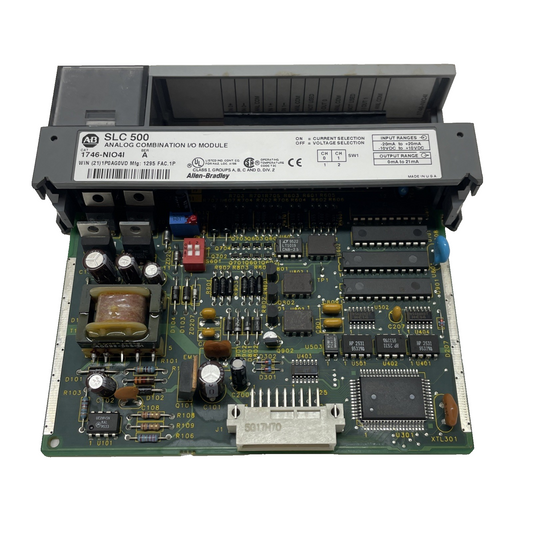 Allen Bradley SLC 500, 1746-NIO41 Ser. A  Analog Combination I/O Module