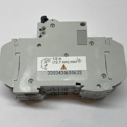 SCHNEIDER 60163  2 POLE MINIATURE CIRCUIT BREAKER C60 D15A MULTI 9 / 240V