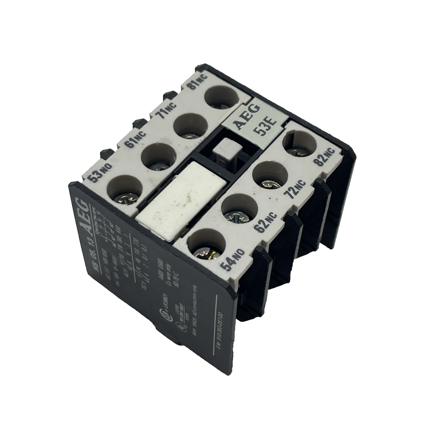 AEG 53E   HS 05 .13 Auxilliary Contact Block, 10A 660V