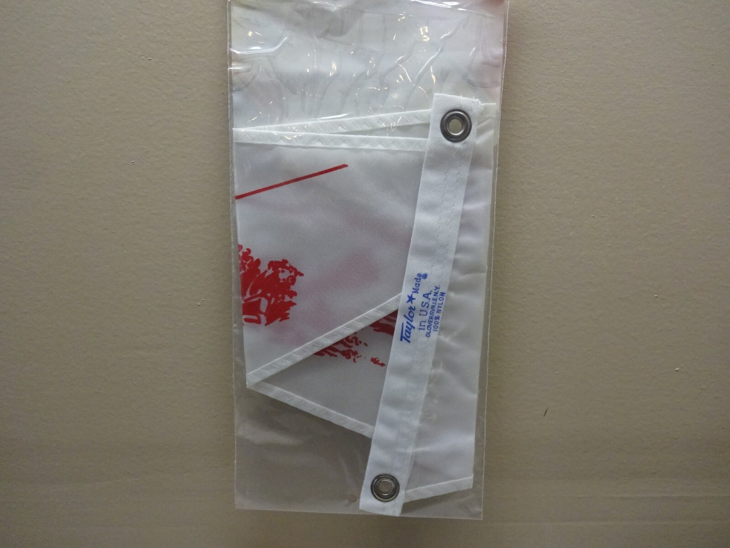 TAYLOR MADE #410 WATER SKIER PENNANT 10" X 16" NYLON MARINE BOAT FLAG / NEW