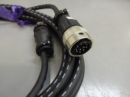 NISSEI HIFLON E56198-V AWM 2568 VW-1105C 600V 4 PIN AND 11 PIN CABLE / LOT  OF 2