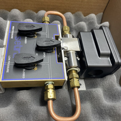 Setra 2301050PD3V11BC  0-50 PSI DP Transmitter 4-20mA Viton 3-Valve Manifold