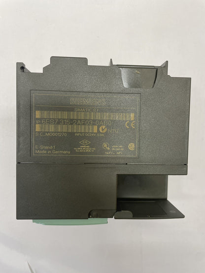 Siemens 6ES7 315-2AF03-0AB0 SIMATIC S7-300 CPU Module.                     3C-44
