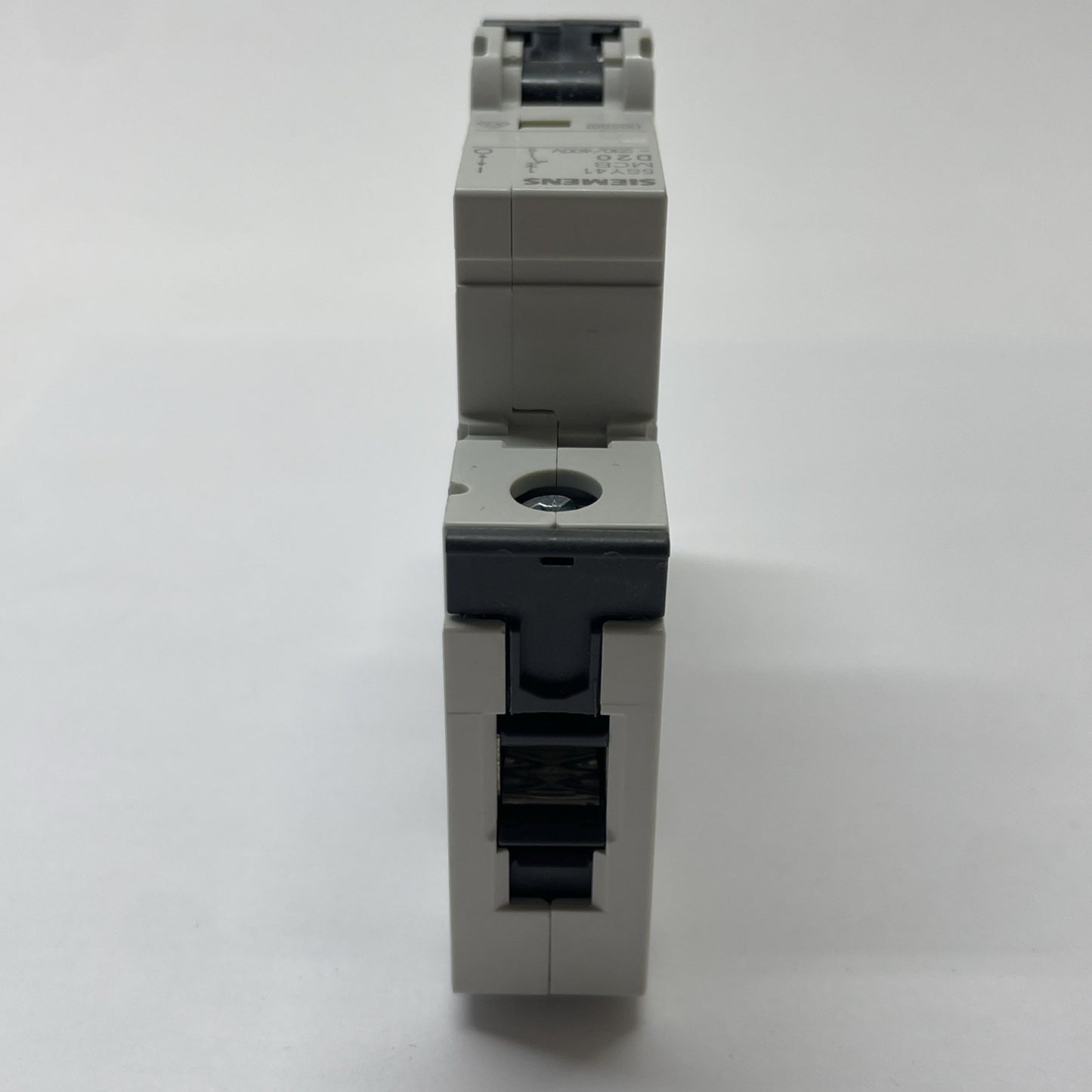 Siemens 5SY4 120-8  20A 1-Pole D-Curve DIN Rail Miniature Circuit Breaker