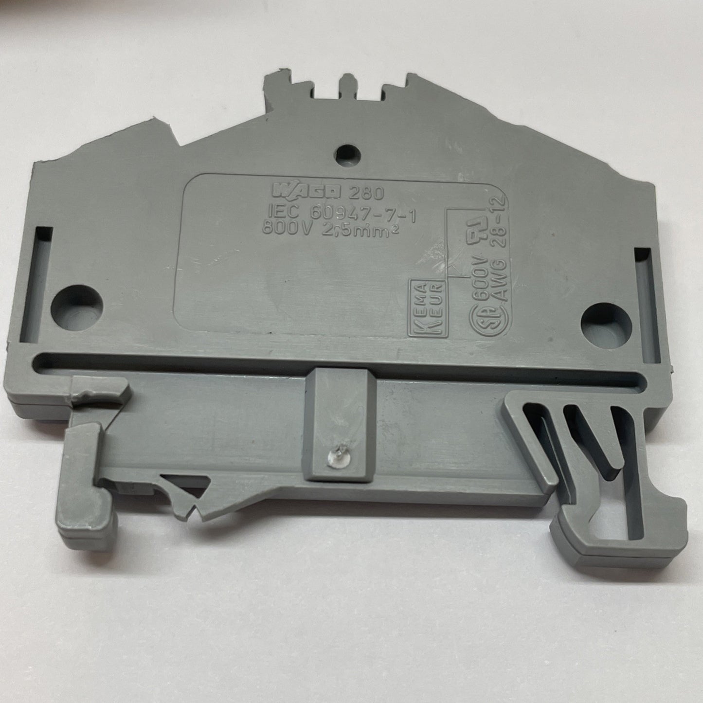 (LOT OF 60) WAGO 280 IEC-60947-7-1 TERMINAL  800V 2.5MM 3-POLE
