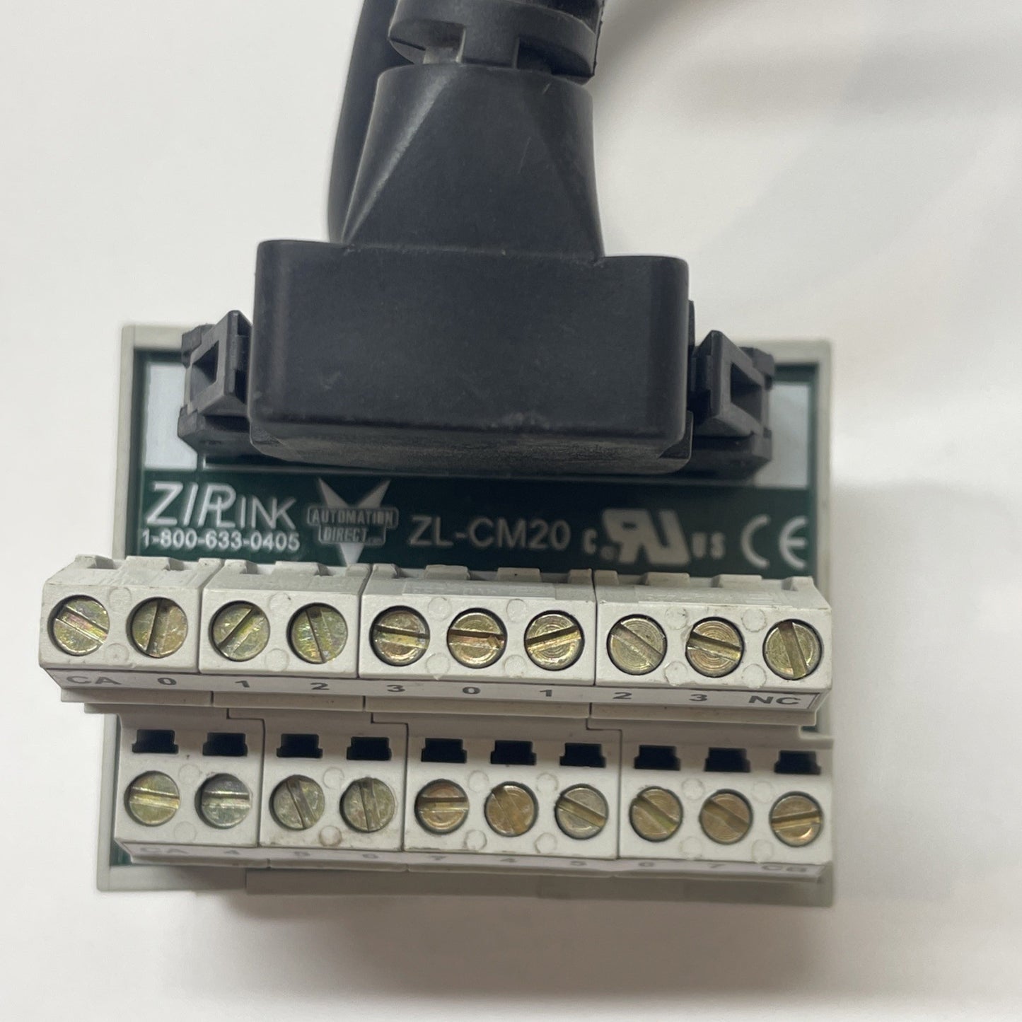 Automation Direct ZL-CM20 20-Pole Connector Module with ZL-SCBL2 Cable