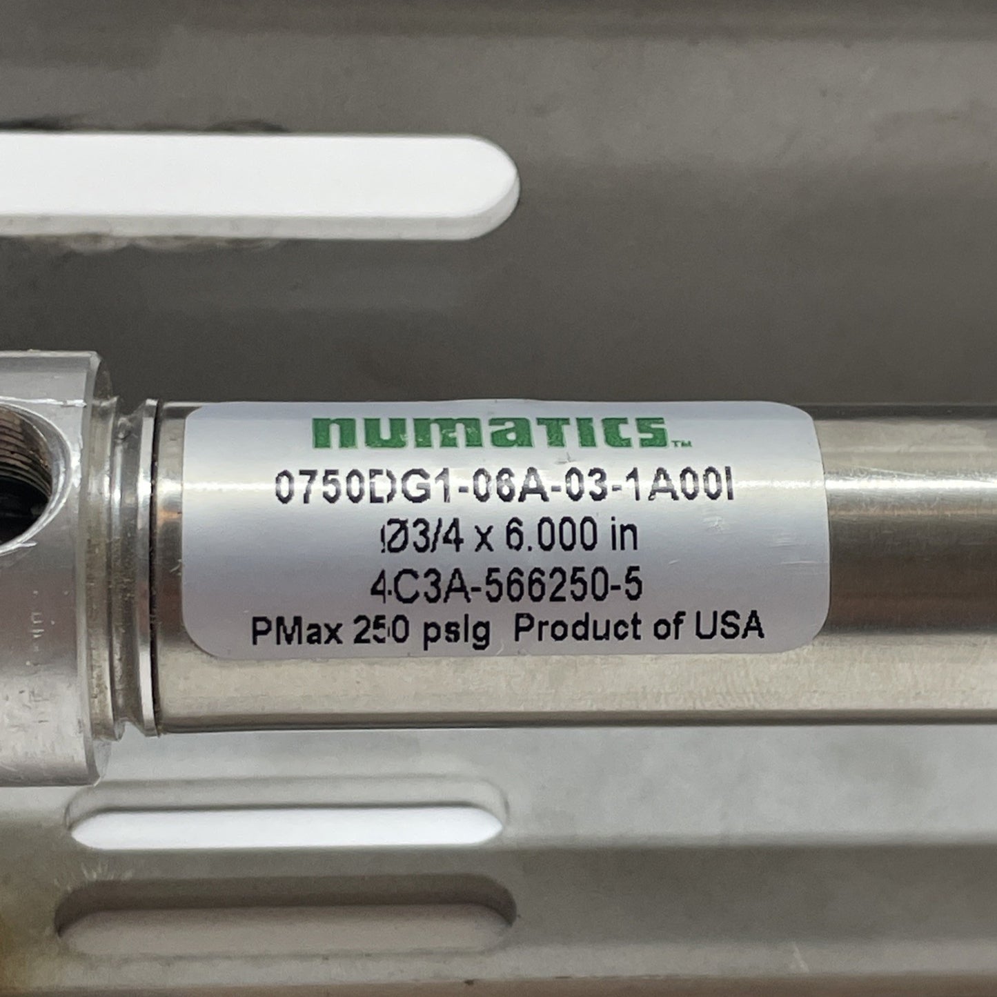 FABCO-AIR  0750DG1-06A-03-1A001 Pneumatic Cylinder ¾″ Bore *With Mount*