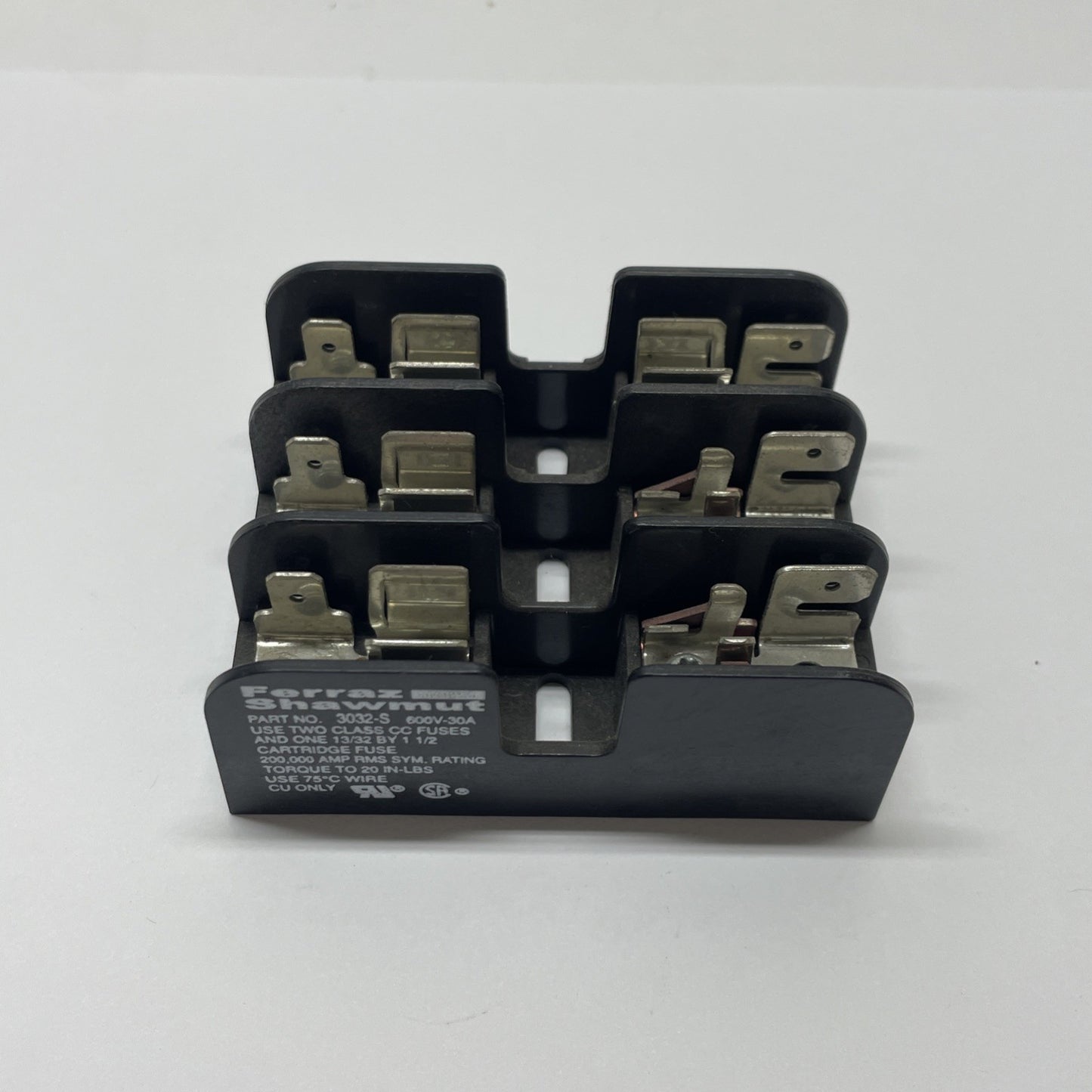 FERRAZ SHAWMUT 3032-S 30AMP FUSE HOLDER 600V