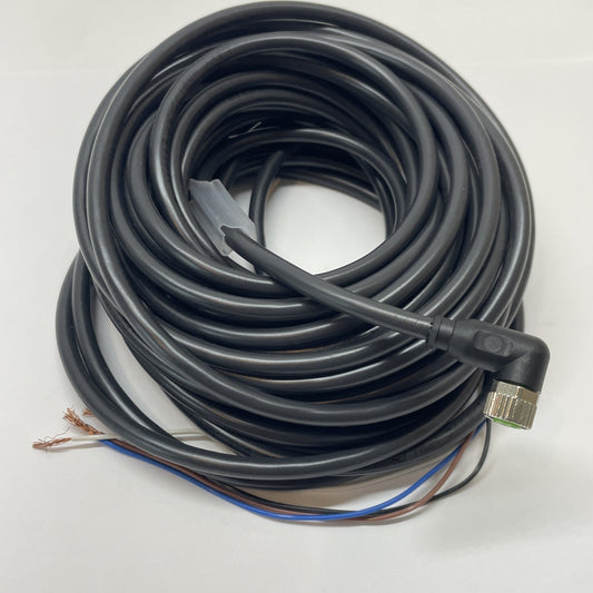 Automation Direct CD08-0W-100-C1 M8 Right-Angle Female 4-Pole Sensor Cable