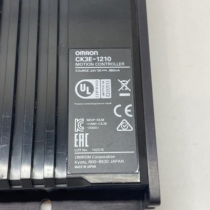 OMRON CK3E-1210 Programmable Motion Controller 24 VDC 8 Axes