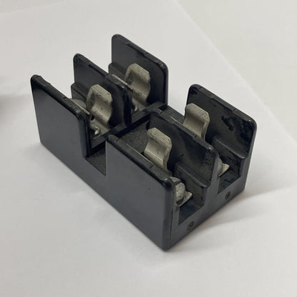 (LOT OF 5) Bussman M60030 Fuse Holder Block 30A 600V Type M Fuses 10-14 AWG Wire