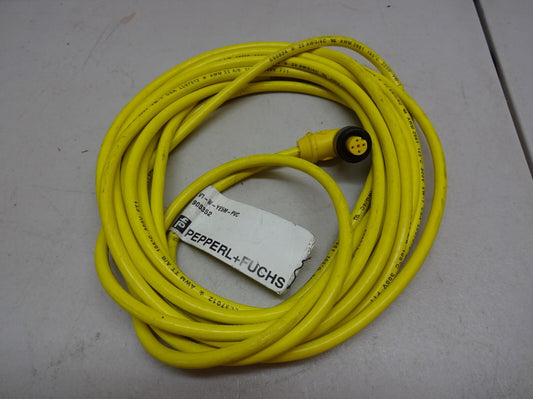 PEPPERL + FUCHS V1-W-YE5M-PVC / 903352 / 3AMP / 300V CORDSET / NEW