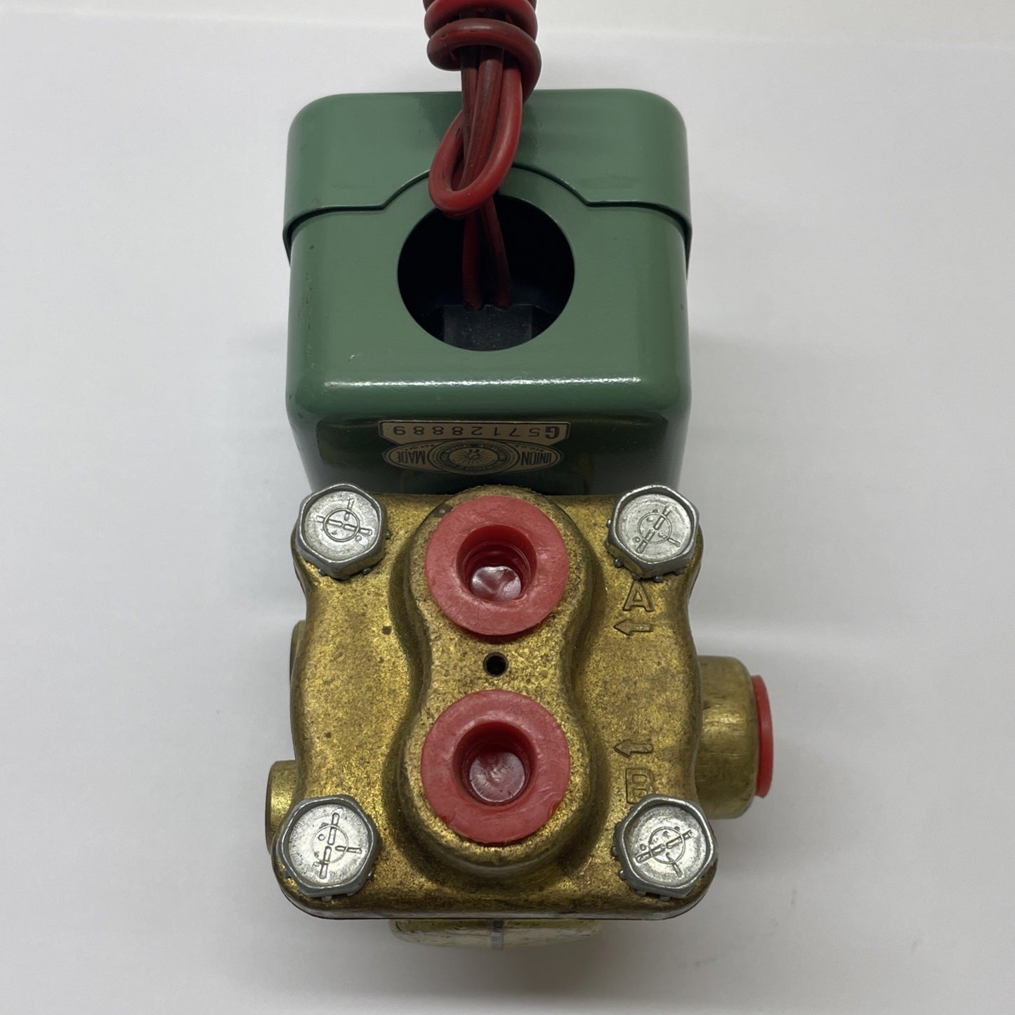 ASCO 8342A1  1/4″ NPT 4-Way Solenoid Valve 110-120 V AC