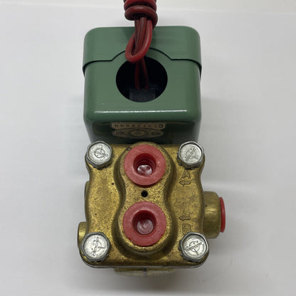 ASCO 8342A1  1/4″ NPT 4-Way Solenoid Valve 110-120 V AC