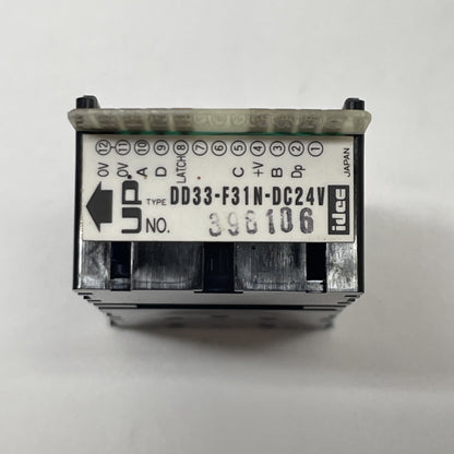 IDEC DD33-F31N-DC24V / DD33F31NDC24V SINGLE NUMBER DIGITAL DISPLAY