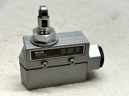 NAIS AZ6103 LIMIT SWITCH 15A / 125VAC / 250VAC / NEW NO BOX