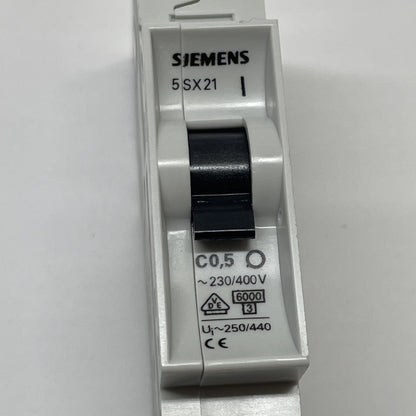 SIEMENS 5SX2 105‑7 /  5SX2-105‑7 Miniature Circuit Breaker 0.5 A