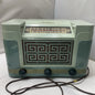 Vintage Westinghouse Tube Radio H-204 AM FM Tabletop Blue 1948 Case BAD