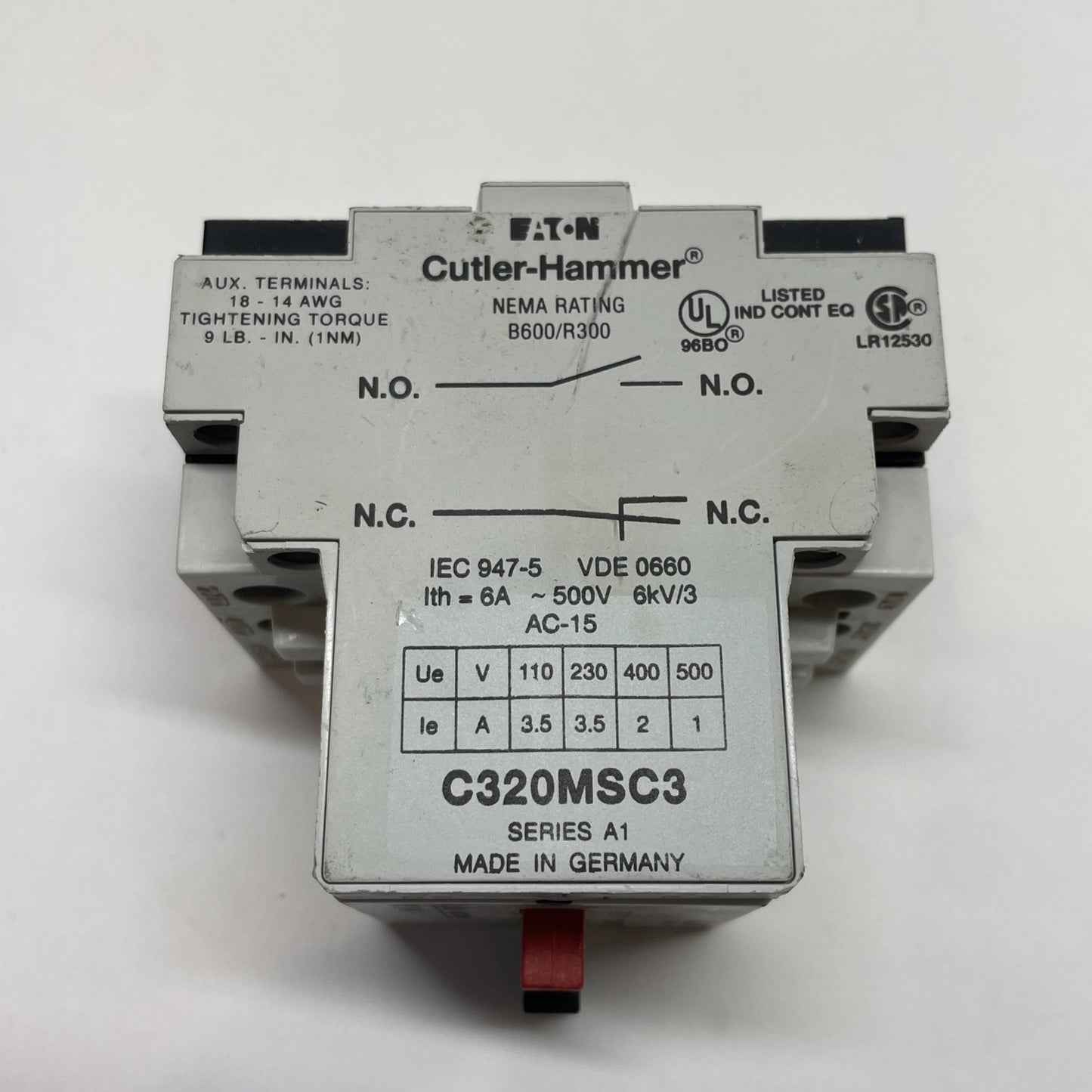 Eaton Cutler Hammer A302HN Manual Motor Starter 2.5–4A Motor Protector